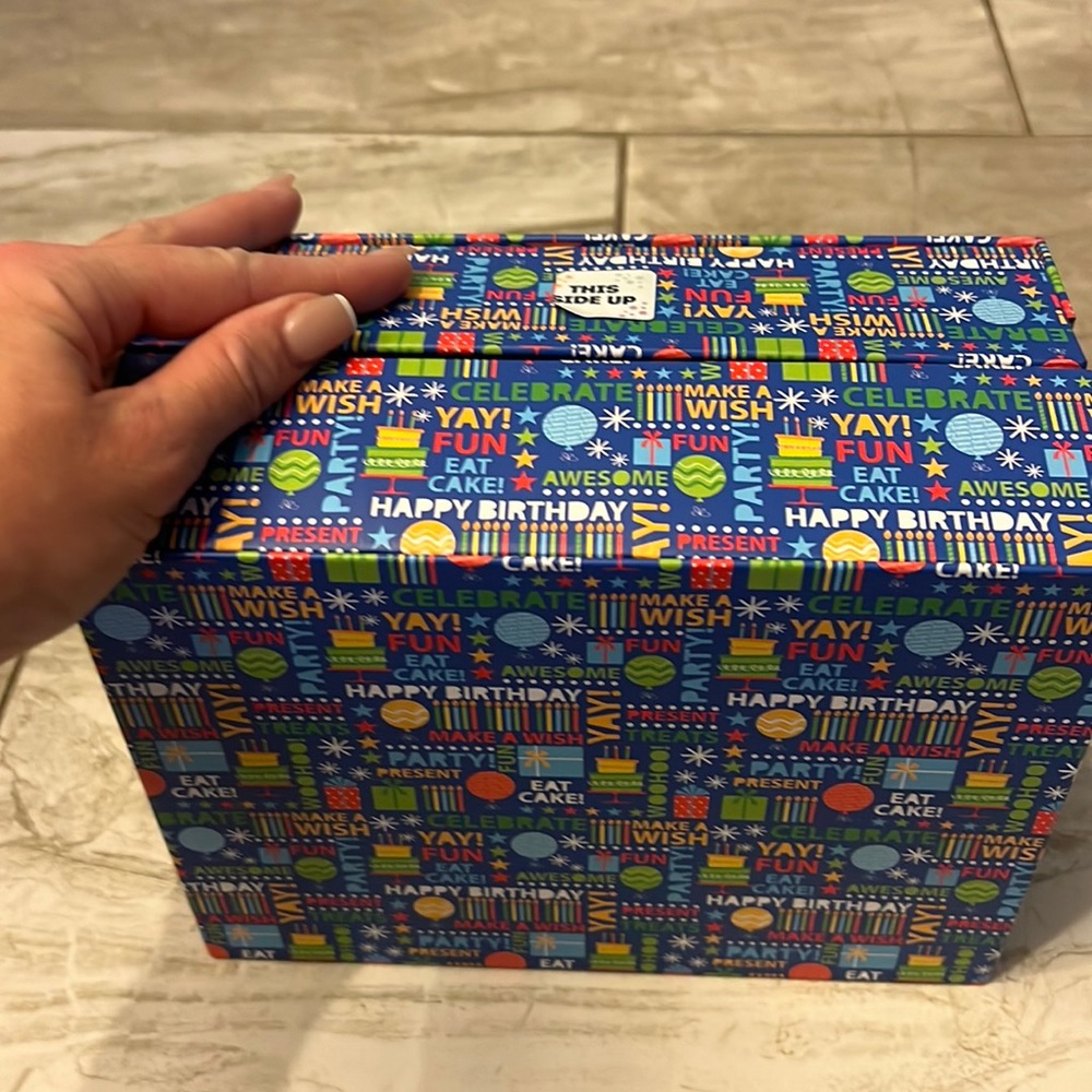 SOLDHeavy duty birthday box so small